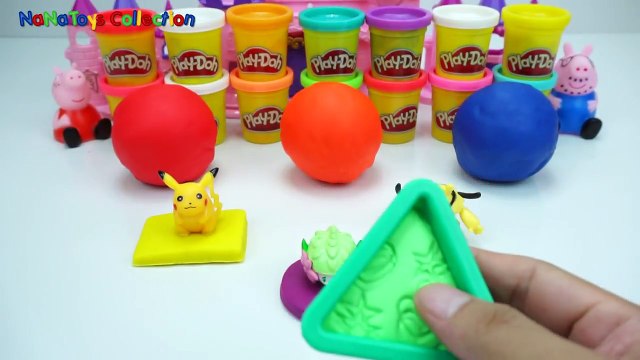 Play doh Learn Colors surprise Eggs Pokemon Go Pikachu - Colours For Kids English - Kids Songs