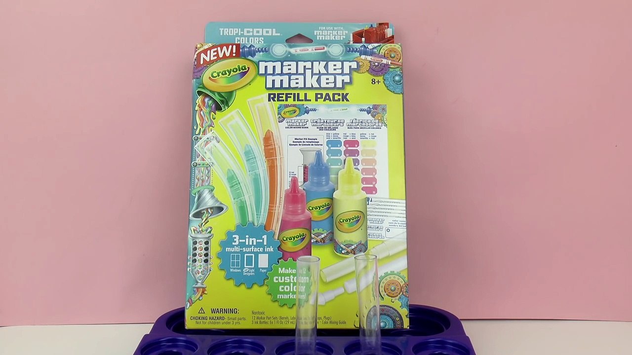 Crayola Marker Maker - Filzstifte selber machen in tollen Tropi-cool Farben | Fenstermalfa