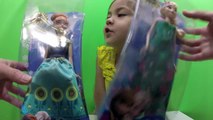 New FROZEN Fever Elsa and Anna Dolls Unboxing Surprise for Movie Short!