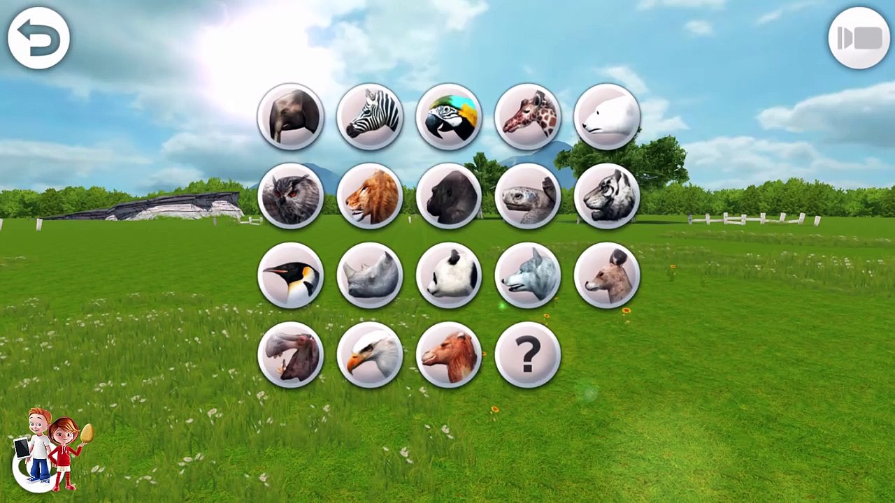 Kid Game Learn Animals Names And Sounds With Real Animals HD Kids Games For Children And F