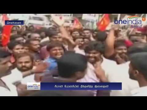 காவிரி பிரச்சினை.... சீமான் நடத்திய பேரணியில் நாம் தமிழர் தொண்டர் தீக்குளிப்பு
