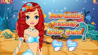 Best Little Mermaid Hair Salon Movie Play Beaty Makeover Games for Girls ARIEL