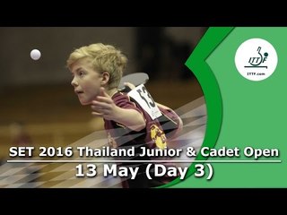 SET 2016 Thailand Junior & Cadet Open - Day 3