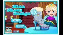 Disney Frozen Game - Frozen Elsa Shoes Design Baby Videos Games For Kids