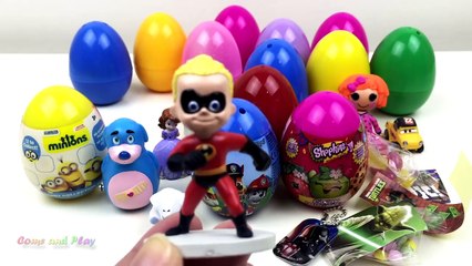 22 Surprise Eggs!!! Paw Patrol Shopkins Star Wars Ninja Turtle Lalaloopsy Minion Plus Loads More-C22NzTLpUGM