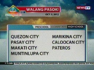 BT: Class suspension (Oct. 3, 2012)
