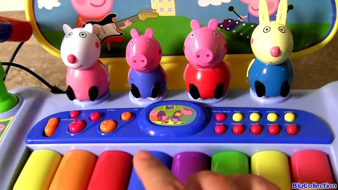 Peppa Pig Keyboard Piano with Microphone Peppa's Friends Juguete teclado con Micrófono de Pig George-cArETPEH8Fs