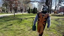 ROCKET RACCOON Grows A GROOT IRL - Guardians of the Galaxy - Superhero Movie In Real Life - Marvel-6ZE