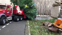 BRUDER TOYS  truck tractor wishing Merry Christmas-cIZ-ljl