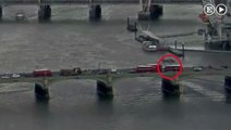 El coche que atropelló a los transeúntes en el puente de Westminster