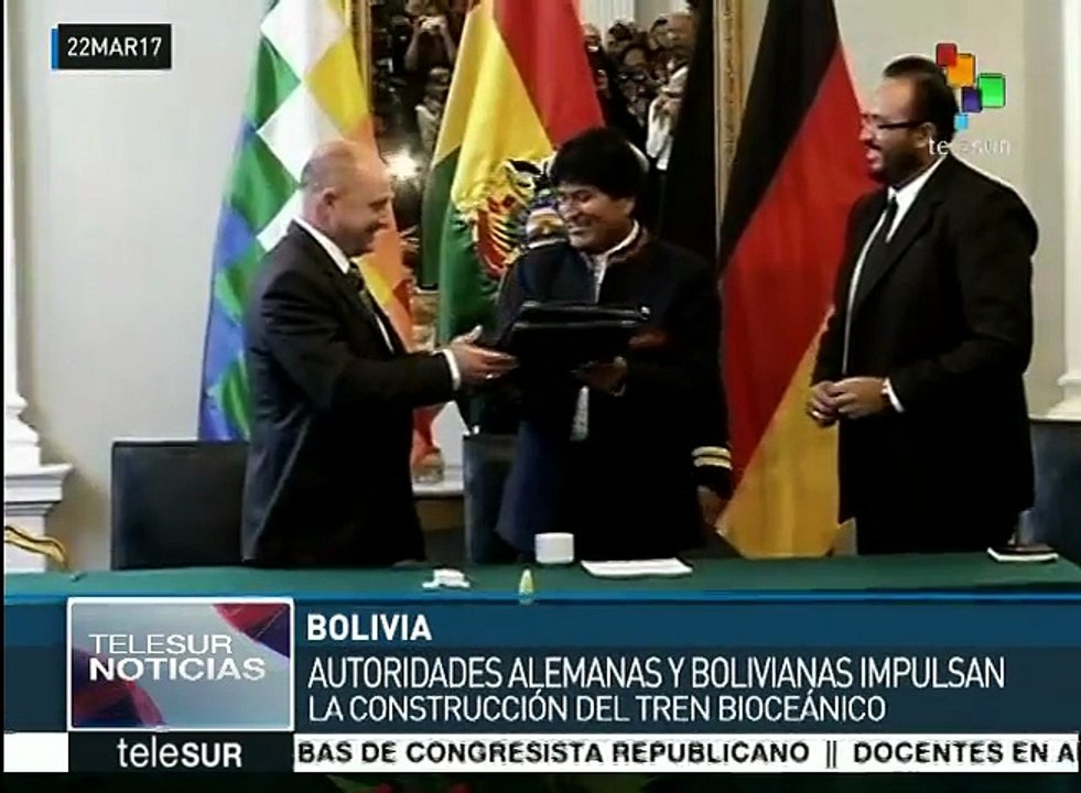 Bolivia y Alemania firman acuerdo para impulsar...