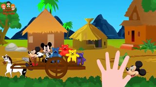 Mickey Mouse vs gummy bear finger family | Mickey Mouse Finger Family Song