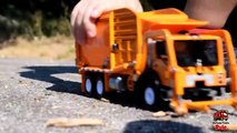 GARBAGE TRUCK Videos For Children l Kids Bruder Garbage Truck To The Rescue! l TOY TRUCK Videos Kids-AR3TMU