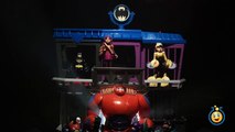 Big Hero 6 toys Disney Hiro Hamada Baymax, Batman Gotham City Jail Play Doh Honey Lemon Go Go Tomago-m1R