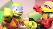 Ninja Turtles Toys STEALTH BIKE with RACER RAPH _ Teenage Mutant Ninja Turtles Toy Videos-8f