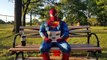 SUPER SPIDERMAN vs THE MASK IRL - Spider-man Diet Coke and Mentos Prank - Real Life-QdSls