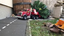 BRUDER TOYS  truck tractor wishing Merry Christmas-c