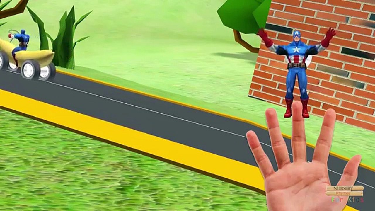 Easter Eggs Learn Transport Vehicles Names | Superheroes Finger Family Nursery Rhymes 3D A