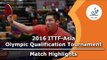 2016 Asia Olympic Qualification Highlights: Fan Zhendong vs Chuang Chih-Yuan