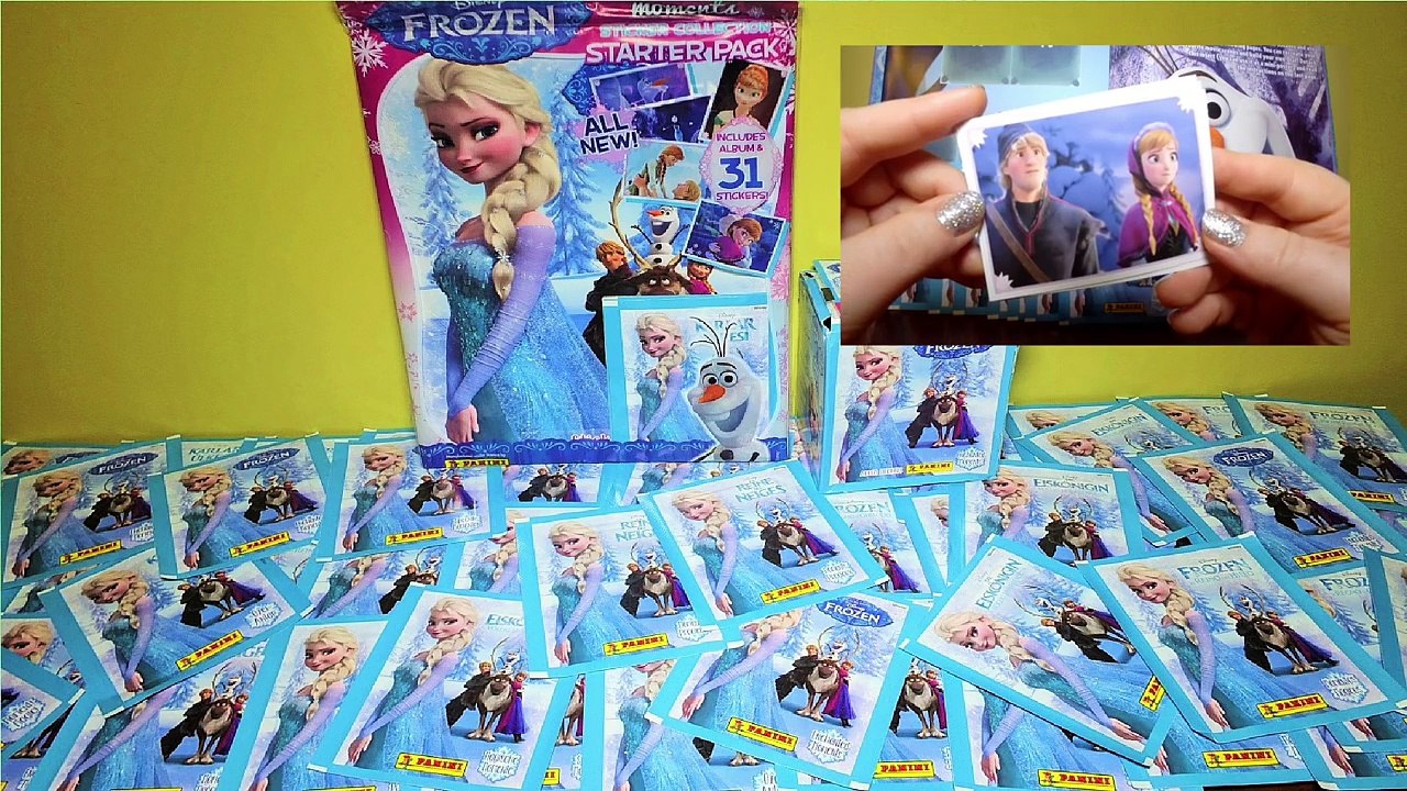 Froze surprise sticker album/ book, full set with Anna, Elsa and snowman Olaf