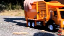 GARBAGE TRUCK Videos For Children l Kids Bruder Garbage Truck To The Rescue! l TOY TRUCK Videos Kids-AR3T