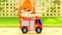 fire truck cartoons for children, Firetrucks rescue, car cartoons for kids, videos for children-7aUA