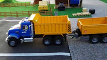 BRUDER toys RC dump truck sand transport!-KHr