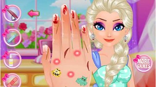 Princess Elsa Beauty Salon - Nail & Hair Salon And Back & Leg Spa Games For Girls