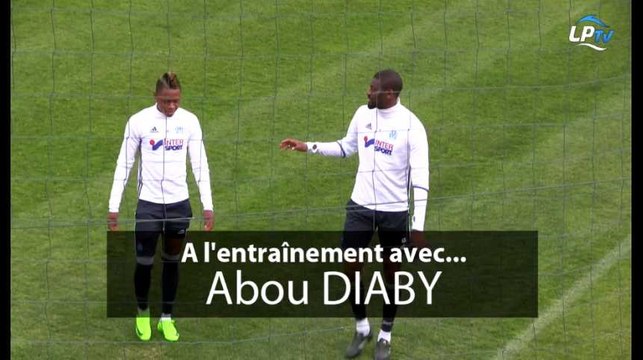 A l'entraînement avec... Abou Diaby !