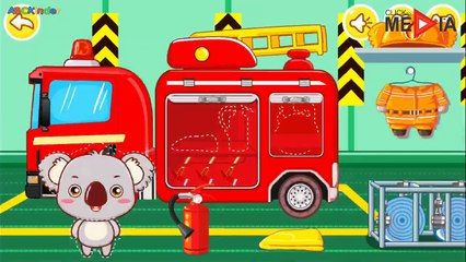 Download Video: Feuerwehrauto cartoons für kinder, Kleine Feuerwehrmann - Spiele für Kinder, firetruck for kids-7VYWr