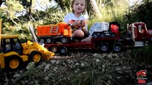 GARBAGE TRUCK VIDEOS For Children l Trash Truck, Bruder Mack Tractor Trailer l Garbage Trucks Rule-Wx-yM