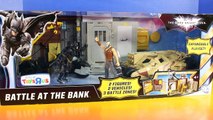 Batman The Dark Knight Rises Battle At The Bank Playset Bane Tries To Steal Money Tumbler Stops Him-y