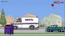 Mail Lastwagen cartoon für kinder, zeichentrickfilme für kleinkinder, lehrreicher zeichentrickfilm-tz1x
