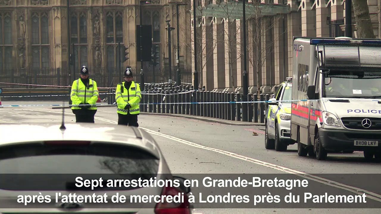 Attentat de Londres : sept arrestations en Gran...