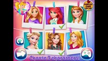 Disney Princess Elsa Anna Ariel Rapunzel Cinderella and Bell Photo Booth Game