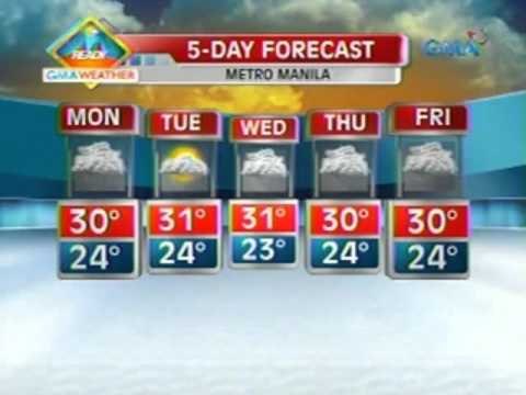 24 Oras: GMA Weather Update as of 5:52PM (Oct. 7, 2012)