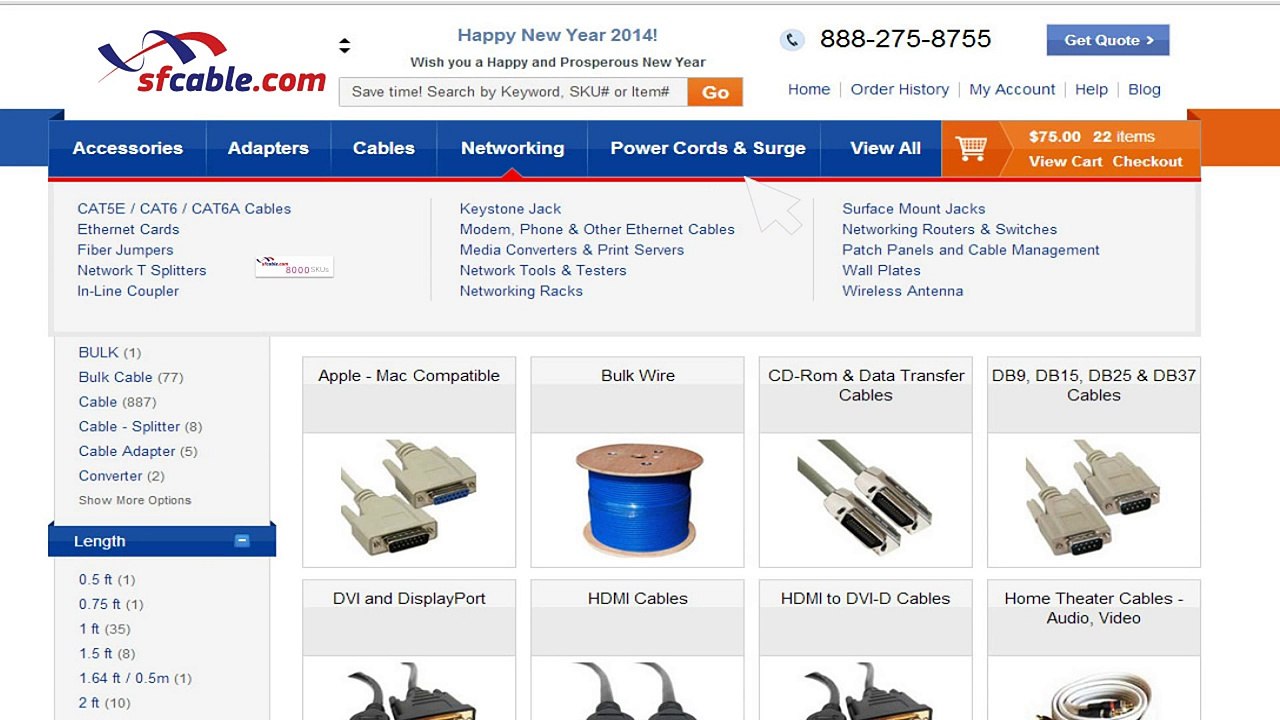 SF Cable - An online store selling high quality cables, components & accessories.
