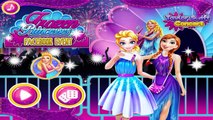 Frozen Princesses Facebook Event - Disney Princess Elsa and Anna Shopping and Dress Up Gam