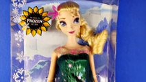 FROZEN FEVER Princess Anna Queen Elsa Birthday Party Doll From New Disney Movie Unboxing R