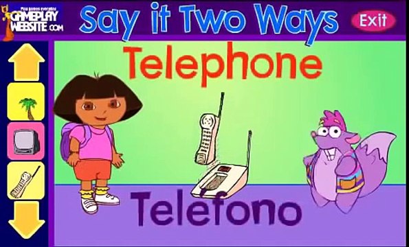 Dora la Exploradora en Español aprender a español e inglés con dora HU4hvwJAhxQ