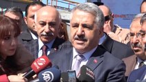 Sivas Milli Eğitim Bakanı Ismet Yılmaz ve Ulaştırma, Denizcilik ve Haberleşme Bakanı Ahmet Arslan...