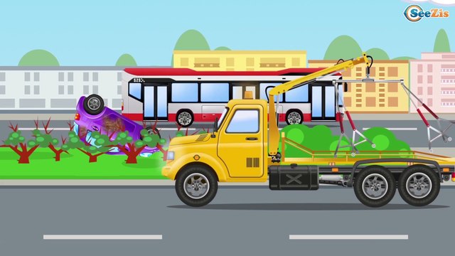 Мультики про машинки Монстр Трак для детей - в мультике Полицейская Машинка мультфильмы для детей