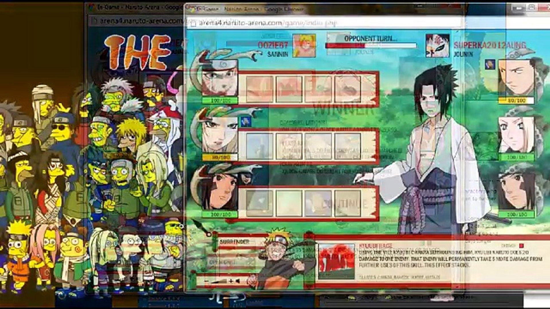 Naruto Arena Good Healing Team Video Dailymotion