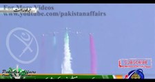 Pakistan Day- PAF Sherdils Amazing Brave heart formation Aerobatics Airshow on 23 March 2017