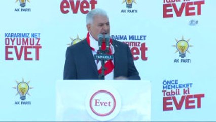 Başbakan Yıldırım: "(Kemal Kılıçdaroğlu'na) 'Bir Öz Eleştiri Yap, Dersim'i, Dersim'de Yaşanan O...