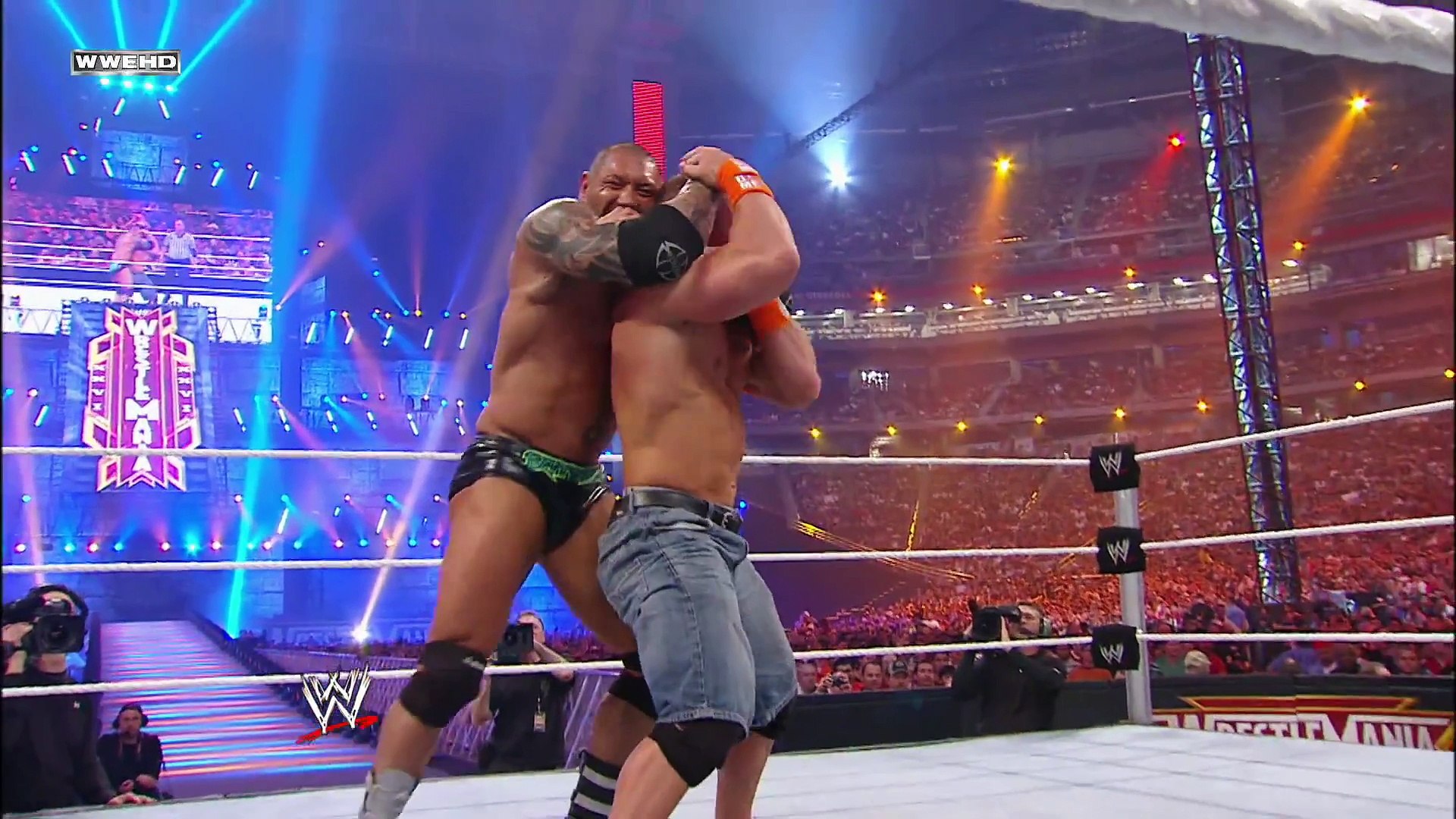 Batista Vs John Cena Wwe Title Match Wrestlemania Xxvi Full Match Wwe Network Exclusive Video Dailymotion