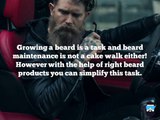 The impact of beard products on the look