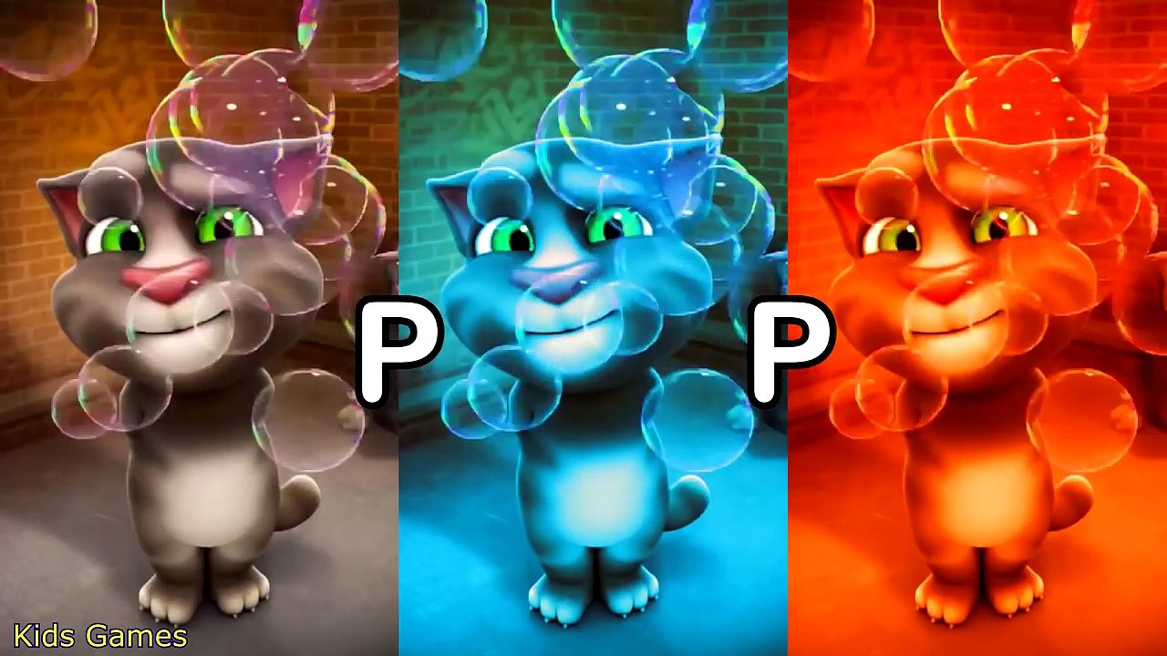 Learn ABC with Talking Tom Cat | ABC Learning Video for Kids Children Toddlers Baby Play V