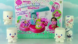 Magic Marshmallow Stuffer Machine! Making Sweet Stuff with Sprinkles Frosting Cookies & Ca