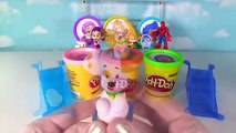 Nick Jr Bubble Guppies Playdoh Toy Surprises, Learn Colors Kids / TUYC JR.